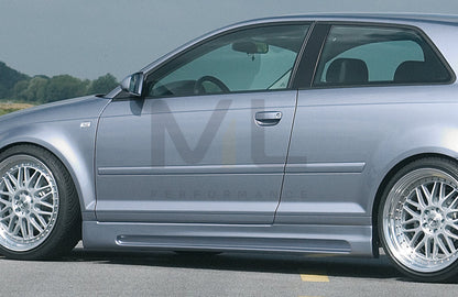 Rieger 00056714 Audi 8P A3 Side Skirt 1 | ML Performance UK Car Parts