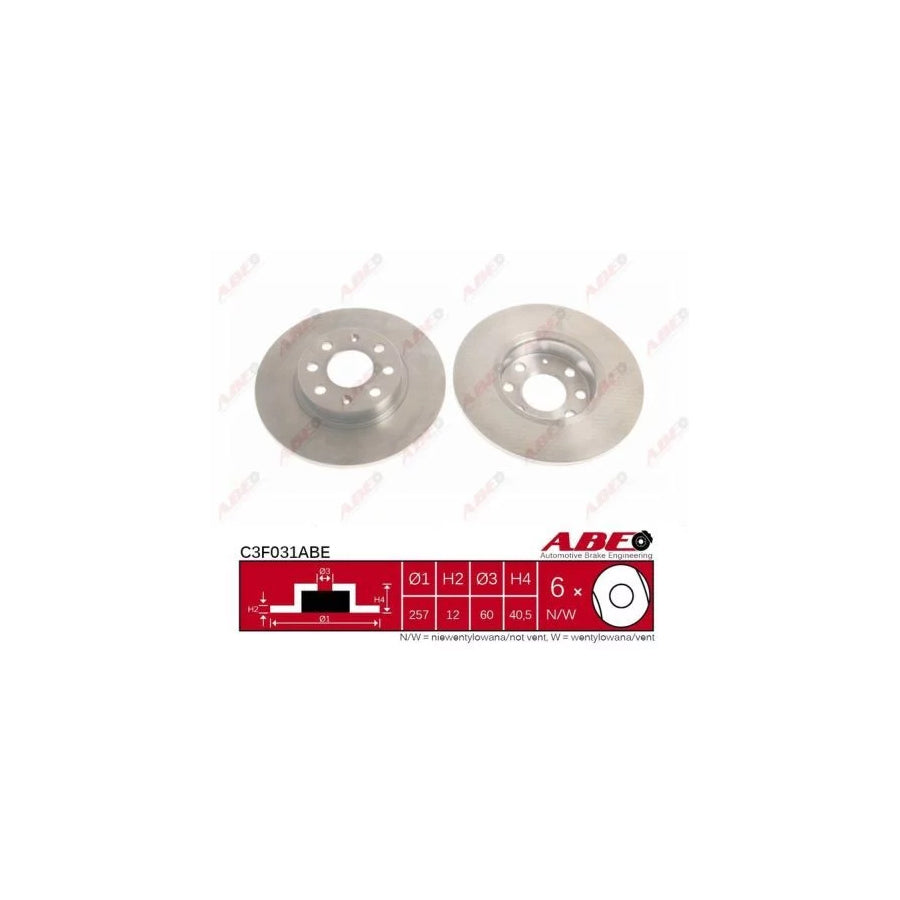 ABE C3F031ABE Brake Disc