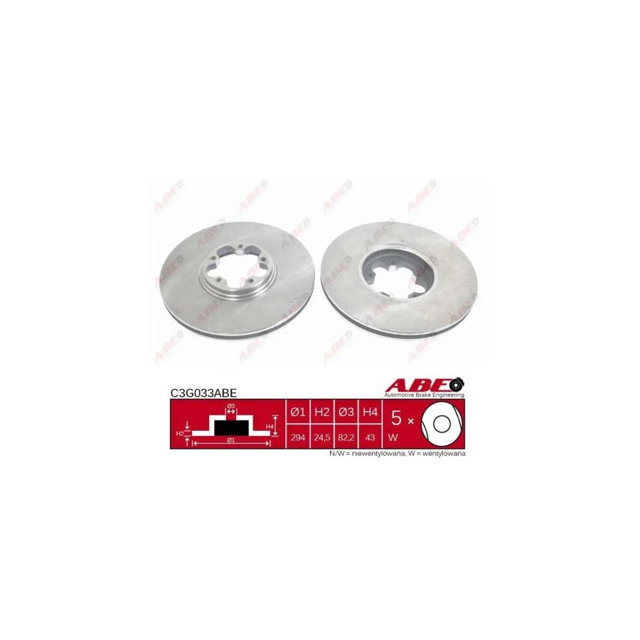 ABE C3F029ABE Brake Disc