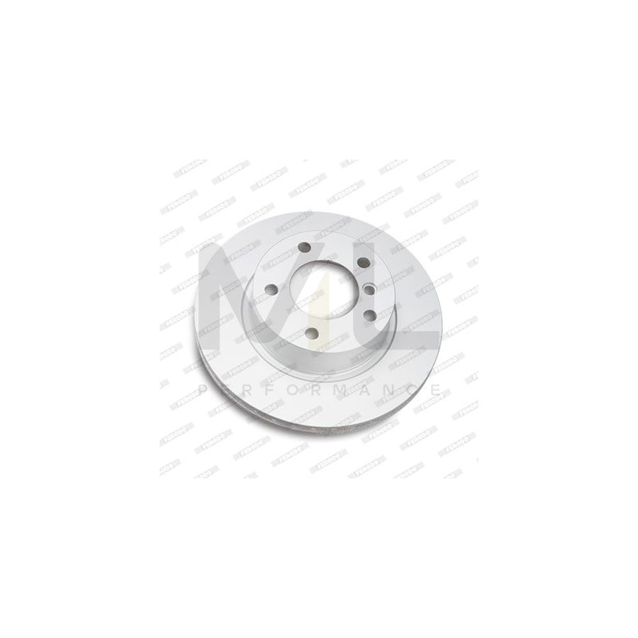 Ferodo DDF241-1 Brake Disc Solid, With Bolts/Screws  - Pair