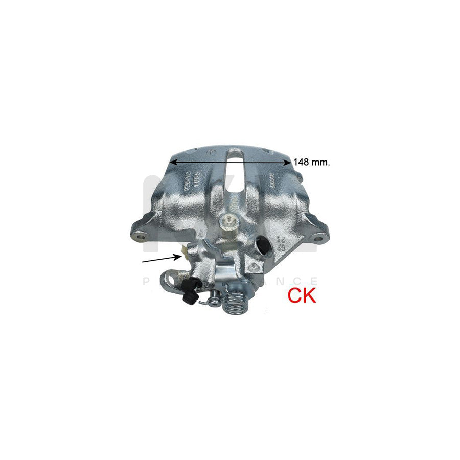 TEXTAR 38081900 Brake Caliper for CITRO?N C5 without holder