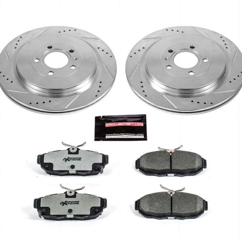 PowerStop Power Stop 13-14 Ford Mustang Rear Z26 Street Warrior Brake Kit