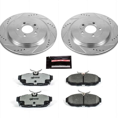 PowerStop Power Stop 13-14 Ford Mustang Rear Z26 Street Warrior Brake Kit