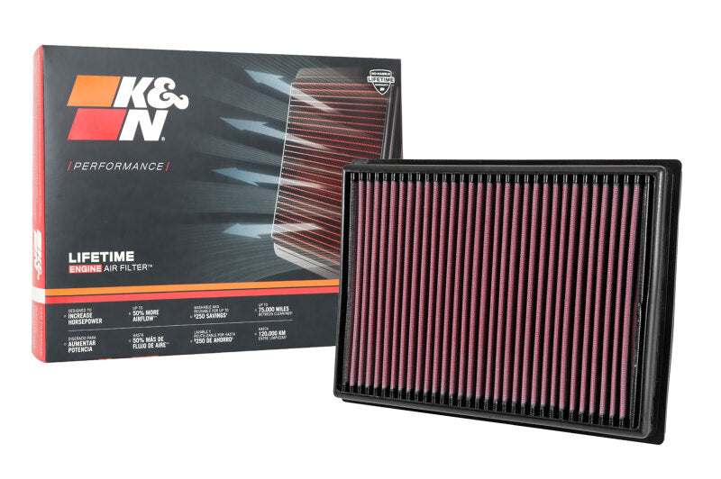 K&N Engineering K&N 2016 TOYOTA HILUX REVO 2.8L L4 DSL Drop In Air Filter