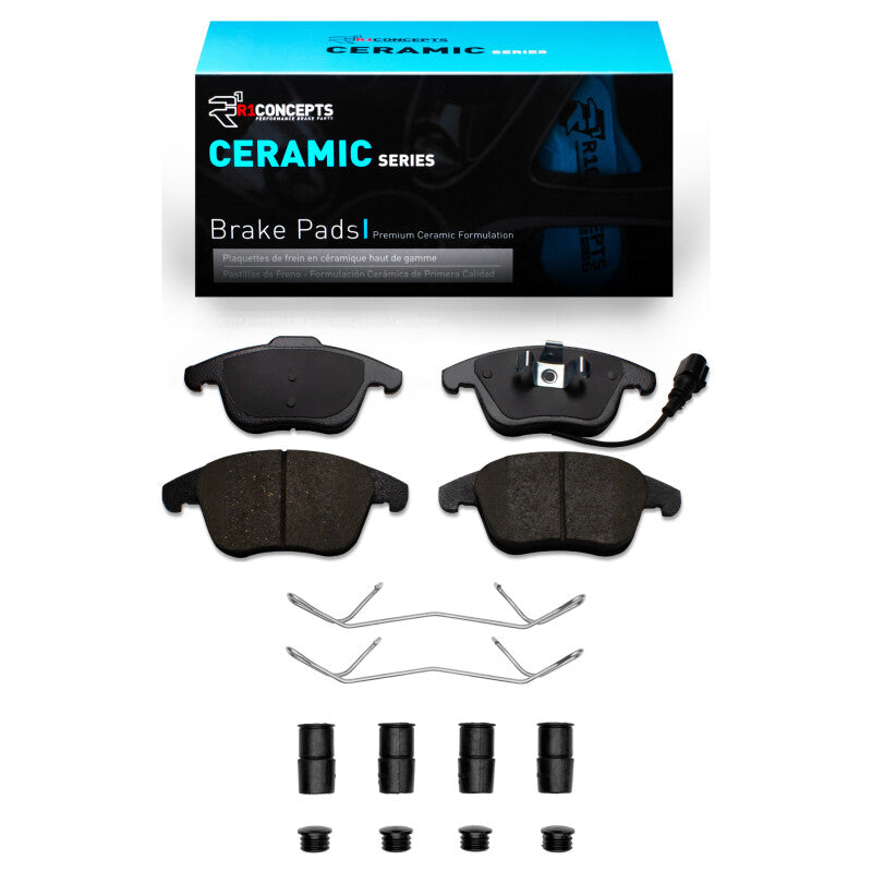 R1 Concepts R1 2009-2024 Audi Q3 (Mexico) Front R1 Ceramic Pads & Hardware Kit