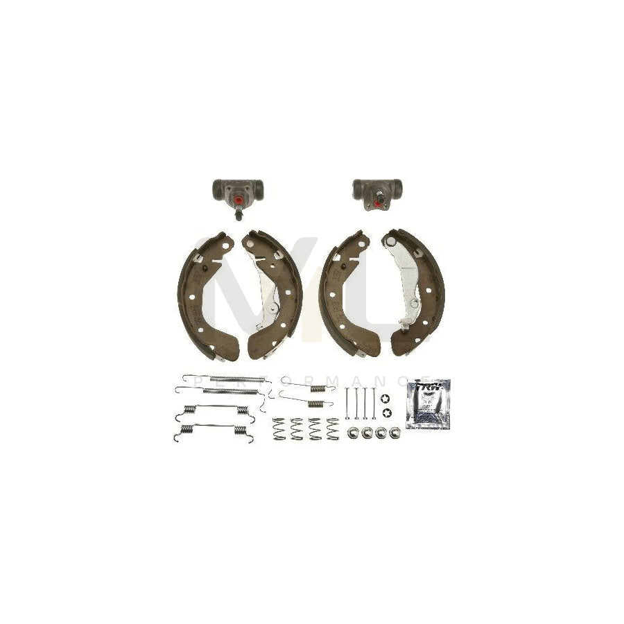 TRW Brake Kit BK2613 Brake Shoe Set with wheel brake cylinder