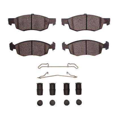 R1 Concepts R1 15-18 Dodge Vision (Mexico) Front Semi Met Pads & Hardware Kit