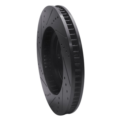 R1 Concepts R1 97-05 Buick Riviera Front Right Drilled & Slotted Black Brake Rotor