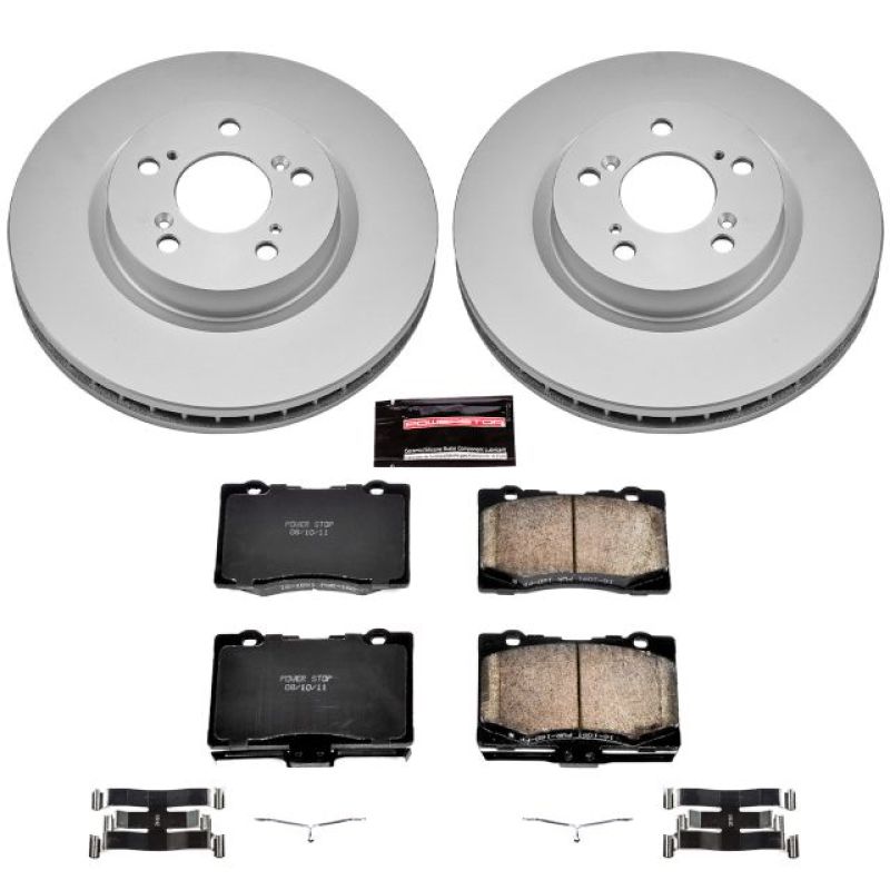 PowerStop Power Stop 05-12 Acura RL Front Z17 Evolution Geomet Coated Brake Kit