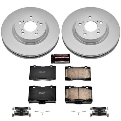 PowerStop Power Stop 05-12 Acura RL Front Z17 Evolution Geomet Coated Brake Kit