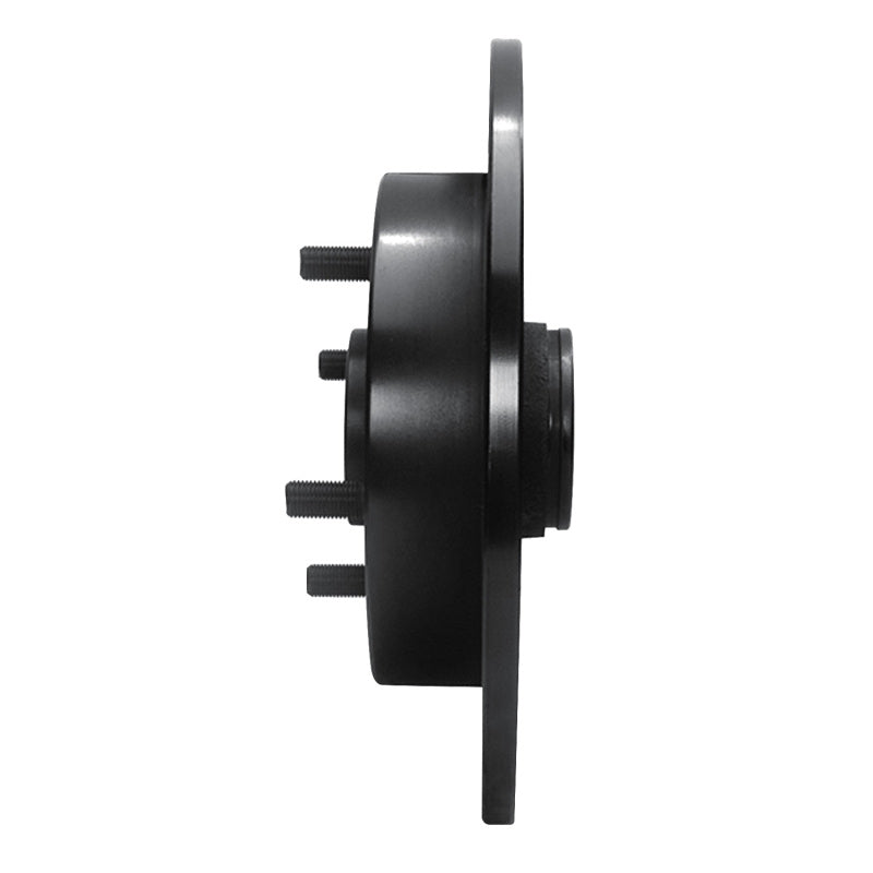 R1 Concepts R1 88-88 Nissan Maxima Rear Left Drilled & Slotted Black Brake Rotor