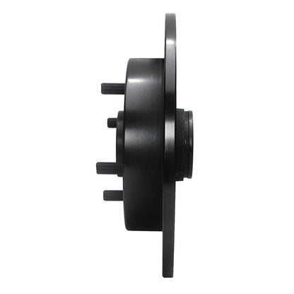R1 Concepts R1 88-88 Nissan Maxima Rear Left Drilled & Slotted Black Brake Rotor