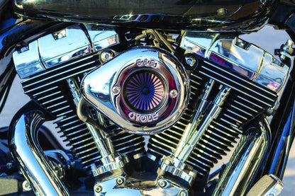 S&S Cycle 08-16 Touring/16-17 Softail Models Stealth Air Stinger Kit w/ Chrome Teardrop