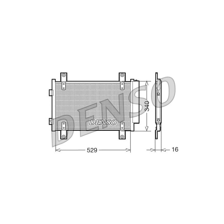 DENSO DCN09049 Air Conditioning Condenser