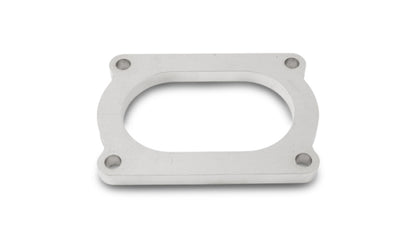 Vibrant T304 SS 4 Bolt Flange for 3in O.D. Oval tubing