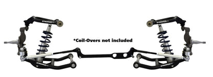 Ridetech 68-79 Chevy C3 Corvette Front TruTurn System (Pin Spindle)