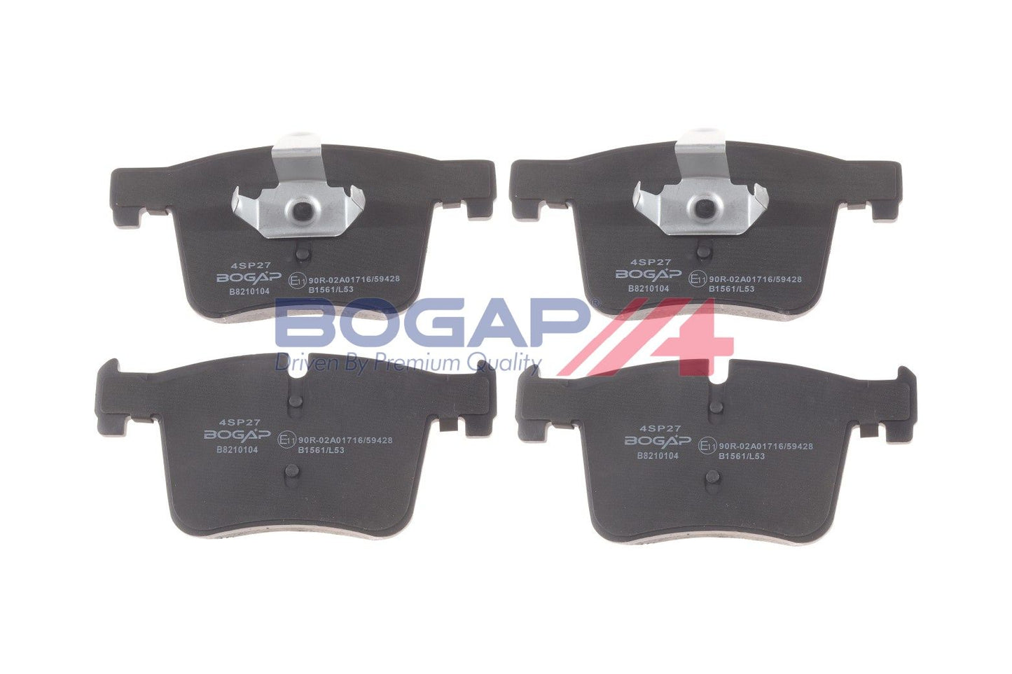 BOGAP B8210104 Brake Pad Set, Disc Brake | ML Performance Car Parts
