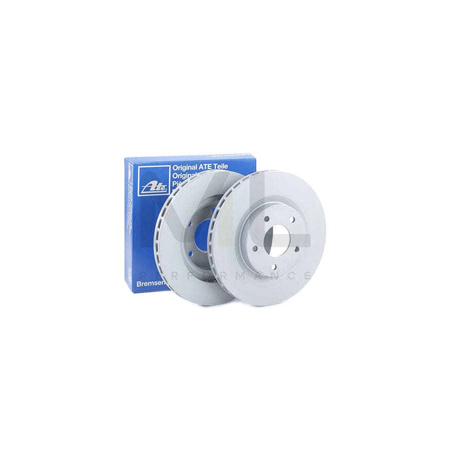 ATE 24.0126-0170.1 Brake Disc Vented, Coated  - 1 piece