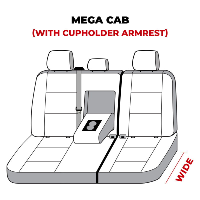 Covercraft Endura Waterproof Polyester SeatSaver Custom Second Row Seat Covers