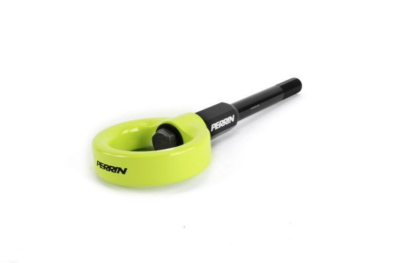 Perrin Performance PERRIN 02-07 Subaru WRX/STI Tow Hook Kit (Front) - Neon Yellow