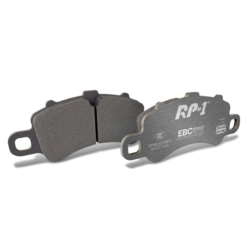 EBC Racing 2016+ Porsche 911 (991/2 w/Cast Iron Rotors) 3.0TT RP-1 Race Front Brake Pads