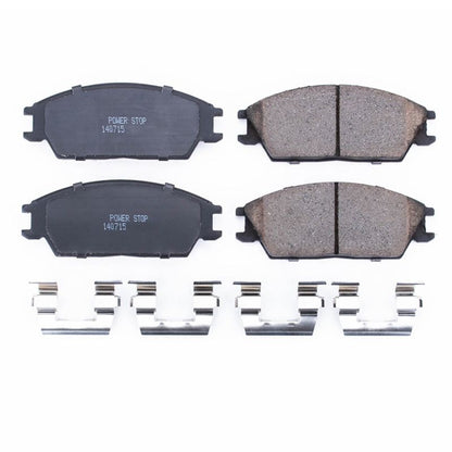 PowerStop Power Stop 95-05 Hyundai Accent Front Z17 Evolution Ceramic Brake Pads w/Hardware