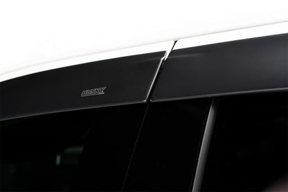 Husky Liners 07-13 Chevrolet Silverado 1500/2500/3500HD CC Ventvisor Low Profile 4pc - Matte Black