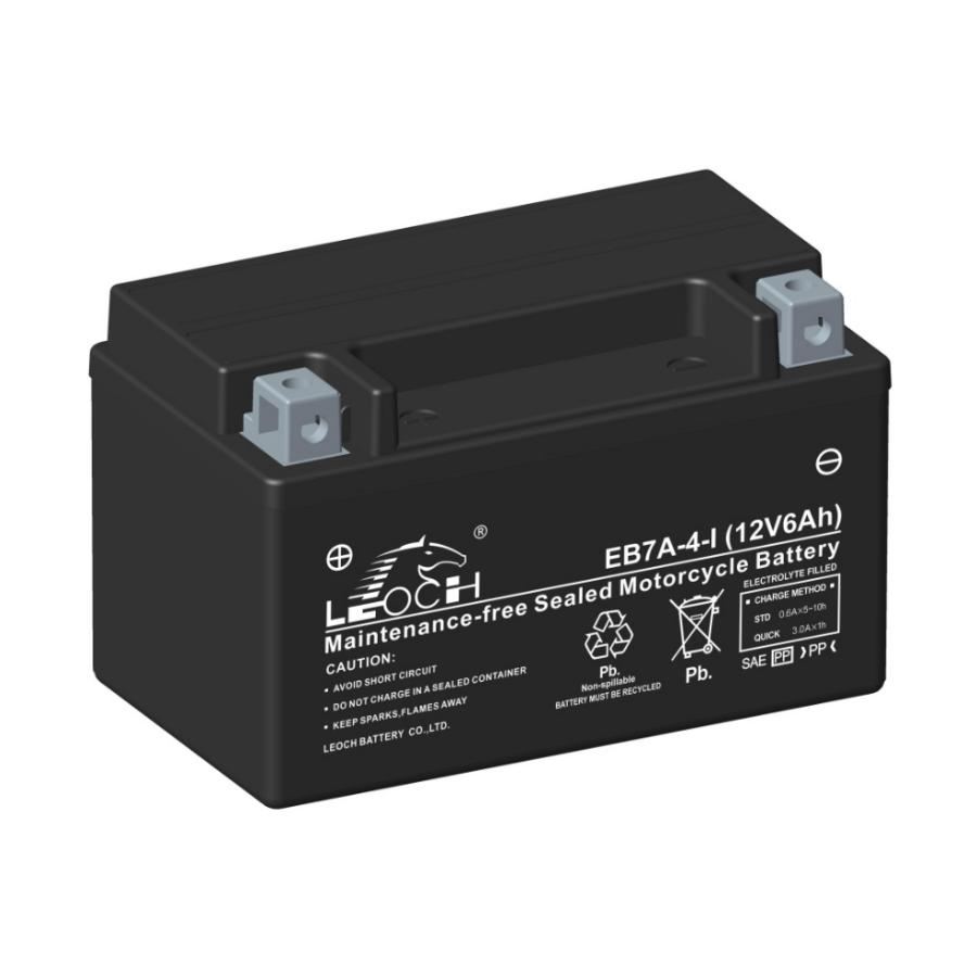 Leoch EB7A-4-I Powerstart AGM Motorcycle Battery