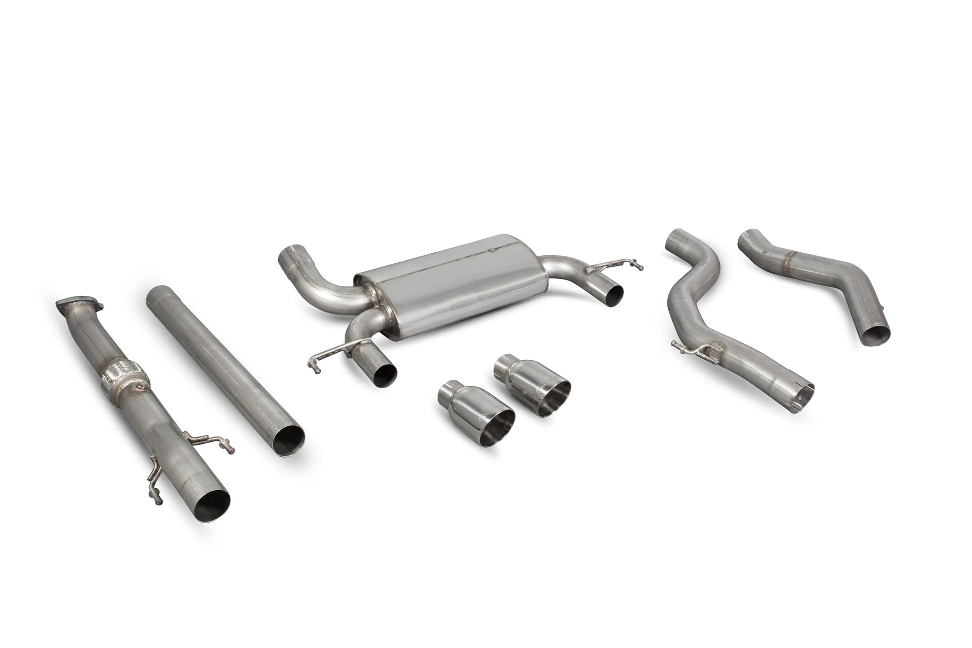 Scorpion SVXS064 Vauxhall Corsa E VXR Non-Resonated Cat-Back System | ML Performance UK UK