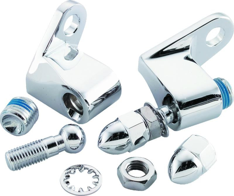 Bikers Choice Chrome Front Turn Signal Mounting Kit Universal Custom