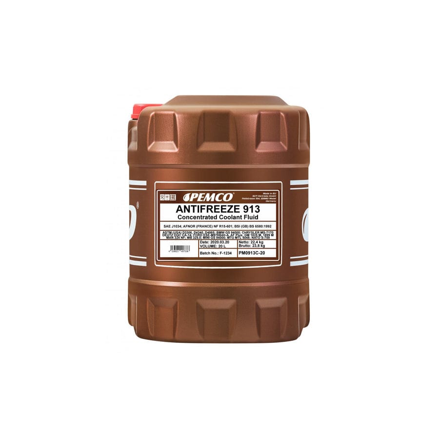 Pemco Antifreeze 913, Concentrate PM0913C-20 Antifreeze