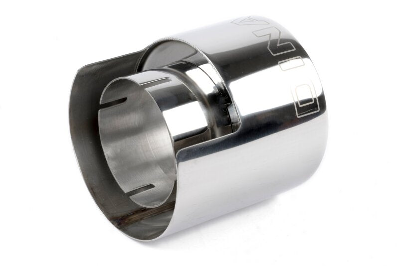 Dinan Double-Walled 4.5in Clamp-On Exhaust Tip - Polished - 4.5in Outlet / 3in Inlet