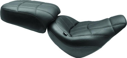 Mustang Motorcycle Mustang 18-21 Harley Street Bob Standard Touring Solo Seat Cube - Black