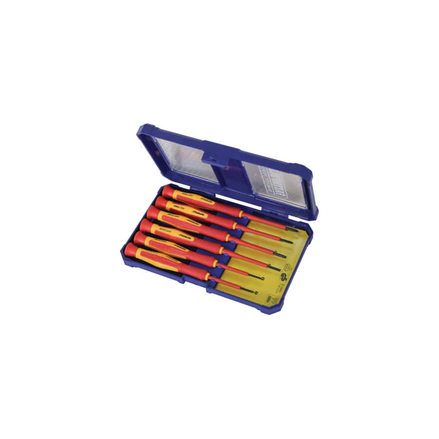 Faithfull FAISDVDEMINI Precision VDE Screwdriver Set, 6 Piece