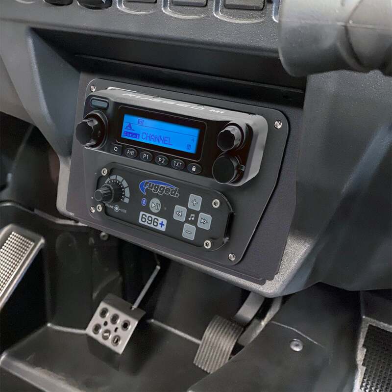 Rugged Radios Polaris XP1 Mount Kit - M1 / G1 / RM60 / GMR45 - M1/G1/RM45/RM60/GMR45 w/Switch Holes