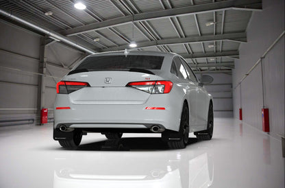 Rally Armor 22-26 Honda Civic/Civic Si/Sport Black UR Mud Flap w/Grey Logo