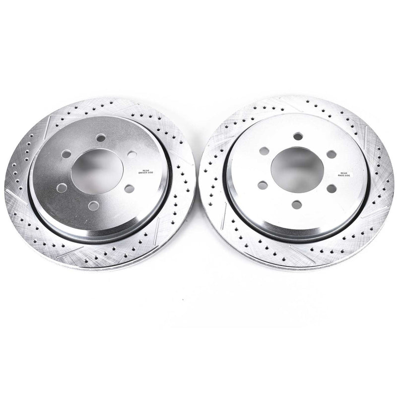 PowerStop Power Stop 02-06 Ford Expedition Rear Evolution Drilled & Slotted Rotors - Pair