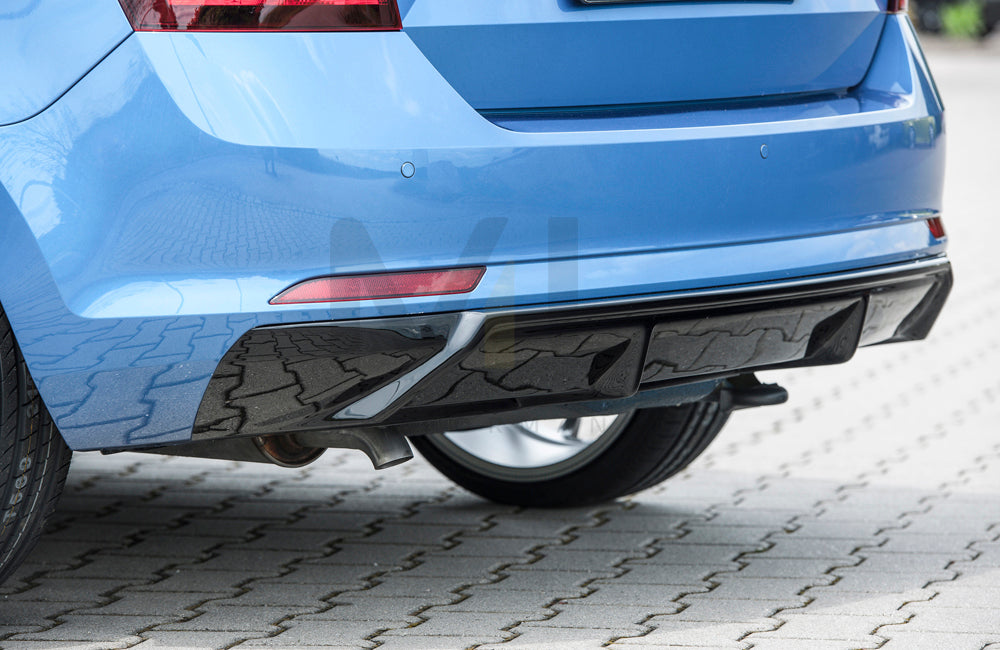 Rieger 00088095 Skoda NH Rapid Rear Diffuser 1 | ML Performance UK Car Parts