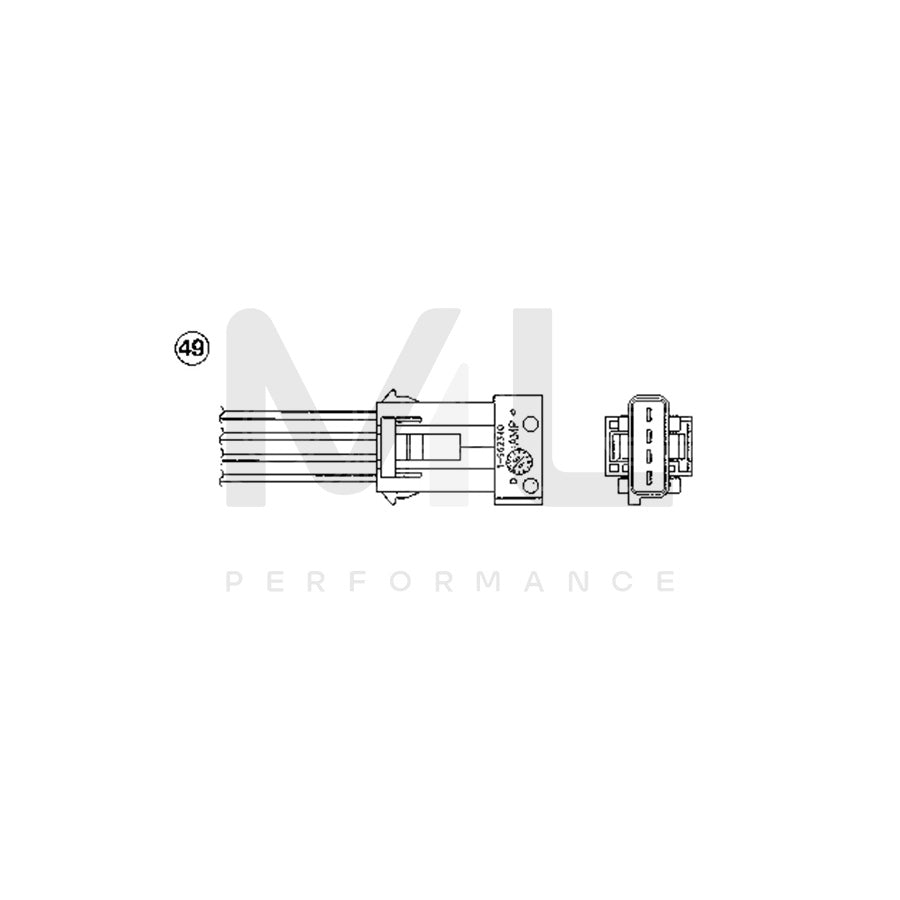 NTK Lambda Sensor / O2 Sensor (NGK 91942) - OZA659-EE98 | ML Car Parts UK | ML Performance