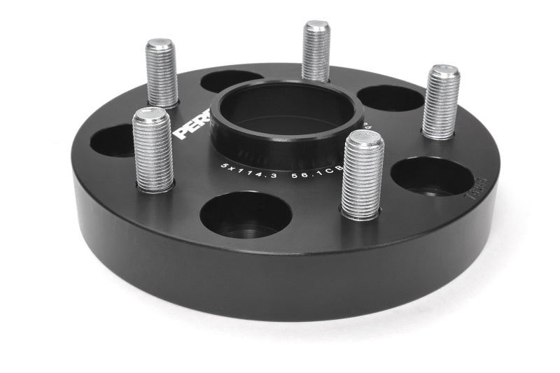 Perrin Performance PERRIN Subaru 25mm Wheel Spacers 5x114.3 BP w/56mm Hub - Black