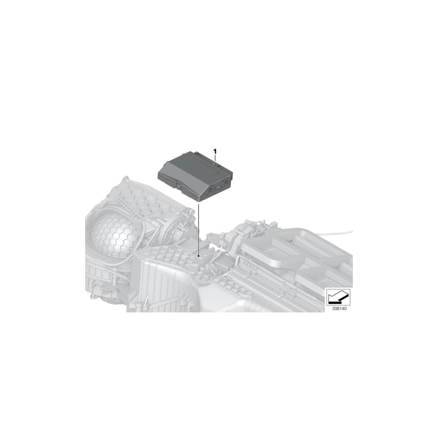 Genuine BMW 64119356184 F36 F22 F30 Control Unit Air Conditioning Sys. (Inc. 328iX, 120dX & 320i)