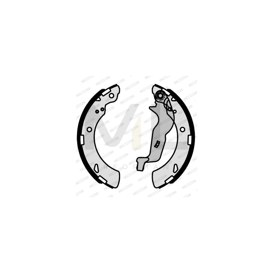 Ferodo FSB4168 Brake Shoe Set for Honda Civic Vii Hatchback (Eu, Ep, Ev) Premier