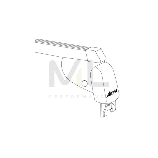 Atera Signo 044188 Roof bars for cars without rails, 110 cm, 100 kg, Steel