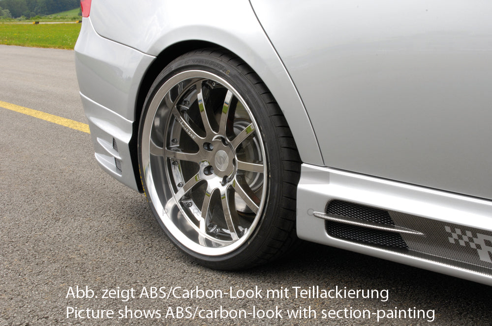 Rieger 00099548 BMW 3 Series E90 E91 Side Skirt 3 | ML Performance UK Car Parts