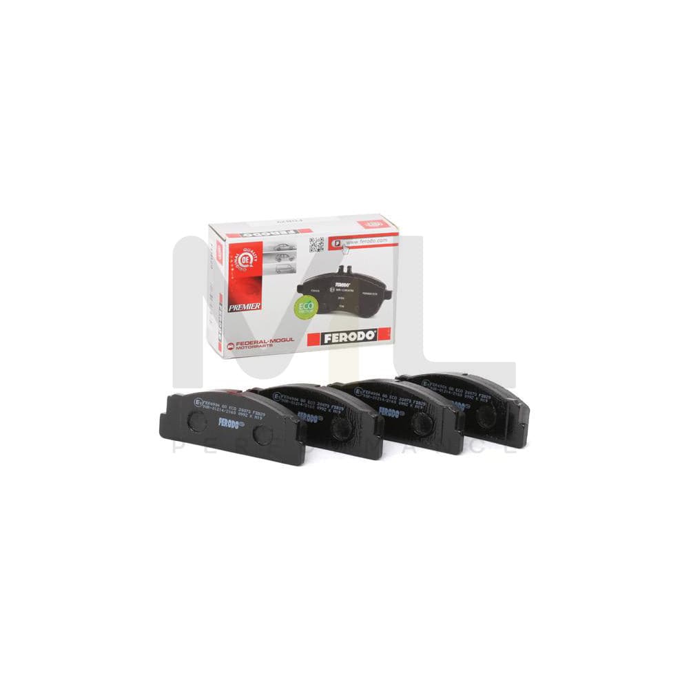 Ferodo Premier Eco Friction FDB29 Brake Pad Set Not Prepared for Wear Indicator, Without Accessories
