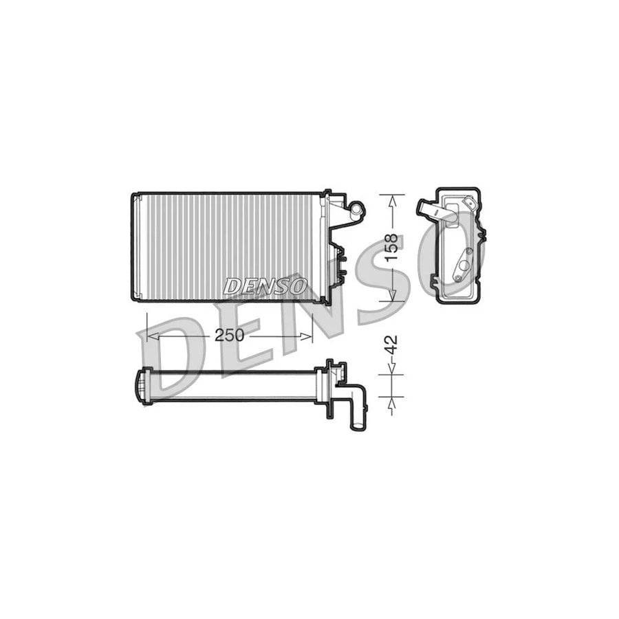 DENSO DRR09010 Heater Matrix