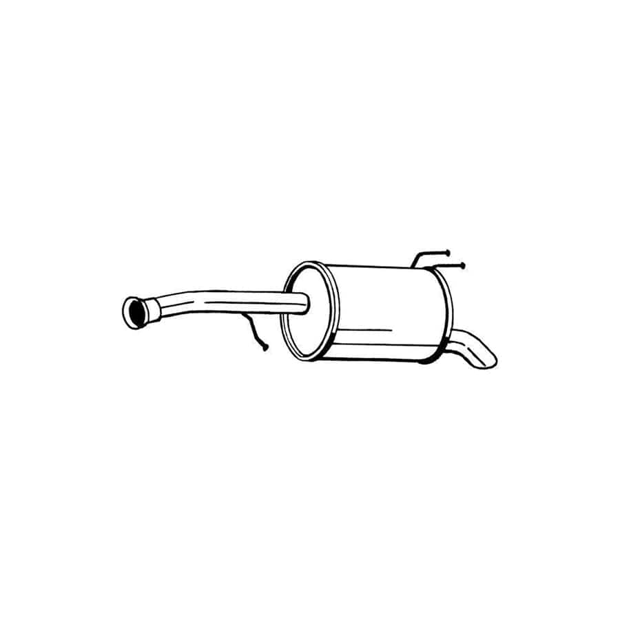 Bosal 163-381 Rear Silencer for Honda CIVIC IV Shuttle (Ee)
