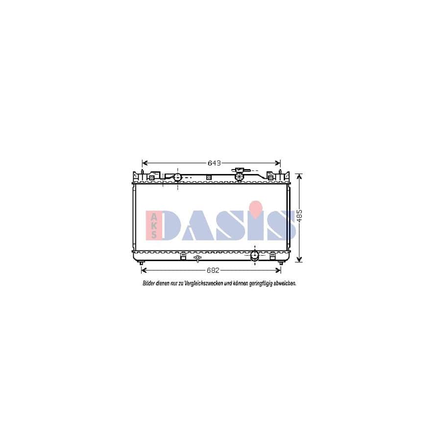 AKS Dasis 210132N Engine Radiator for Toyota Camry V Saloon (_V3_)