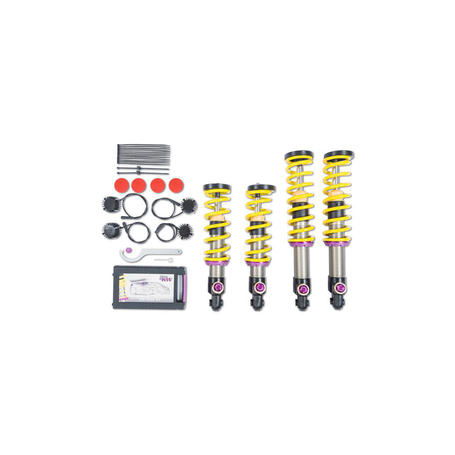 KW 3A771079 Porsche 991 911 Variant 4 Coilover Kit - With EDC Delete 10  | ML Performance UK Car Parts