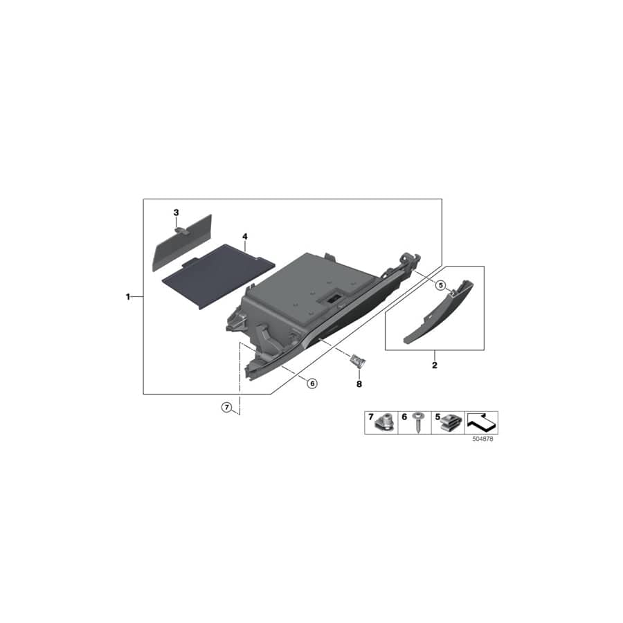 Genuine BMW 51169484409 F92 F93 Rep.Kit F Lock Cylinder (Inc. X4 M40dX, Z4 M40i & 620dX)